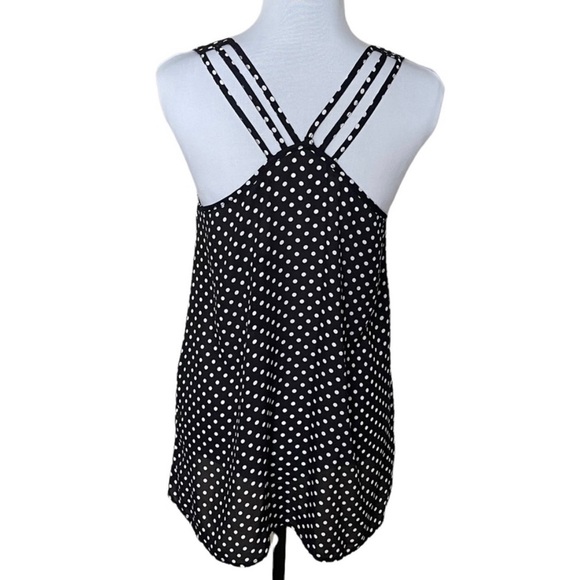 Papermoon x Stitch Fix Polka Dot Benette Multi Strap Blouse (Small) - Picture 4 of 10